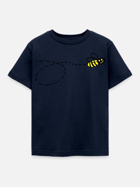 Flotte Biene 2 - Kinder T-Shirt - Navy