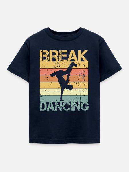 Breakdance - Kinder T-Shirt - Navy