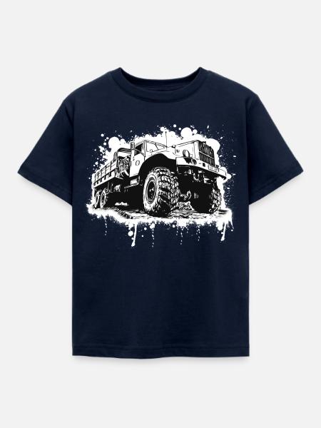 KRAZ LKW - Kinder T-Shirt - Navy