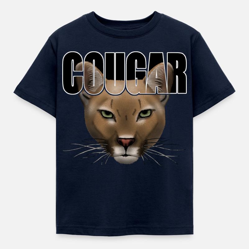 Cougar script R6Z - T-shirt Enfant - marine