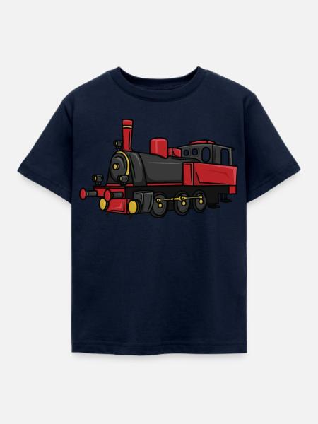 Eisenbahn Kinder - Kinder T-Shirt - Navy