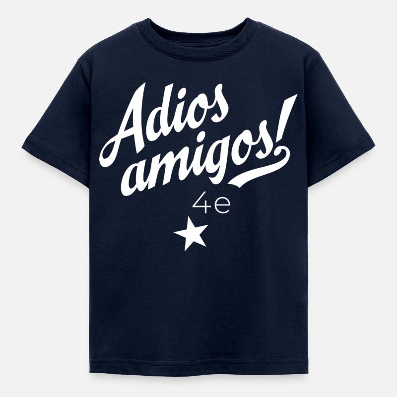 Graduating class 4e - Kids' T-Shirt - navy