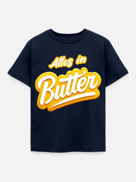 Alles in Butter - Kinder T-Shirt - Navy