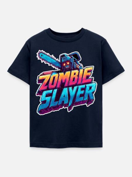 Zombie Reaper - Kinder T-Shirt - Navy