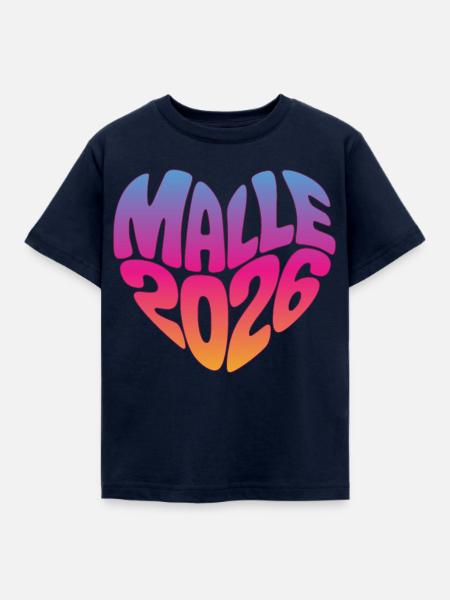 Mallorca Malle 2026 - Kinder T-Shirt - Navy