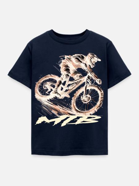 MTB - Kinder T-Shirt - Navy