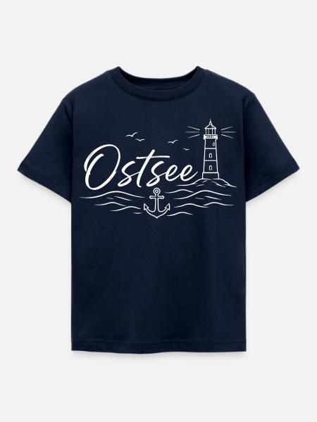 Ostsee - Kinder T-Shirt - Navy