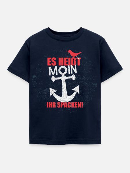 es_heisst_moin-_spacken - Kinder T-Shirt - Navy