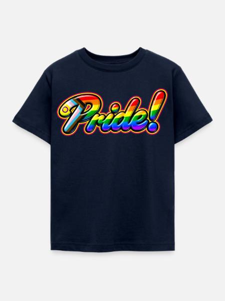 Pride-Progress-Intersex - Kinder T-Shirt - Navy