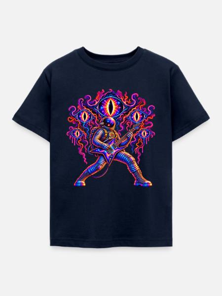 KOSMISCHER ROCKER | Das Publikum jenseits - Kinder T-Shirt - Navy