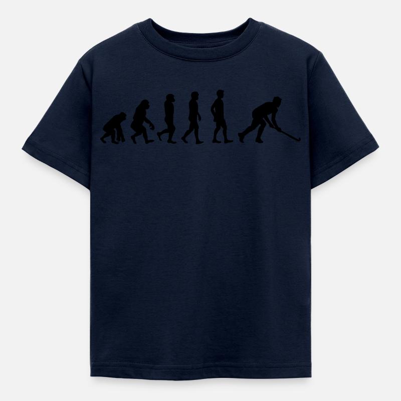 Evolution de floorball - T-shirt Enfant - marine