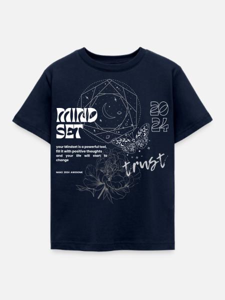 Make 2024 awesome - Kinder T-Shirt - Navy