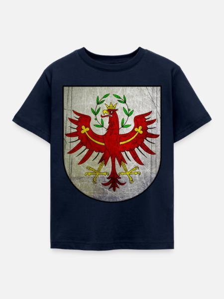 Tirol - Wappen - Kinder T-Shirt - Navy