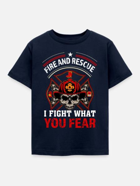 Feuerwehr - Kinder T-Shirt - Navy
