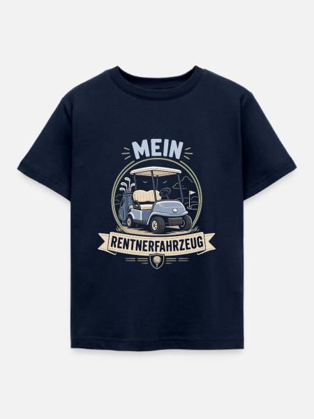 Mein Rentnerfahrzeug Golf Caddy - Kinder T-Shirt - Navy