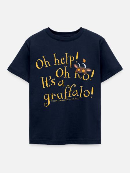 Der Grüffelo Oh Help! - Kinder T-Shirt - Navy