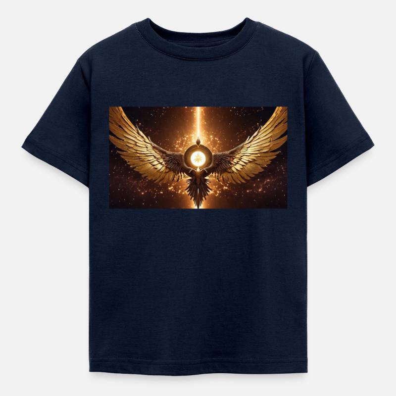 Oiseau de feu doré - T-shirt Enfant - marine