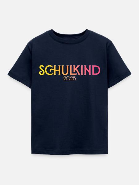 Schulkind 2025 - Kinder T-Shirt - Navy