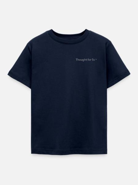Gedanke für 5er - Kinder T-Shirt - Navy