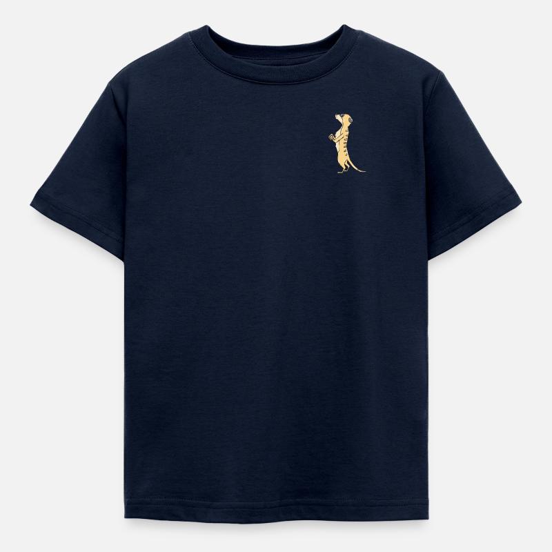 Erdmännchen - Kinder T-Shirt - Navy