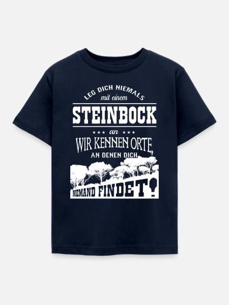 Steinbock - Kinder T-Shirt - Navy