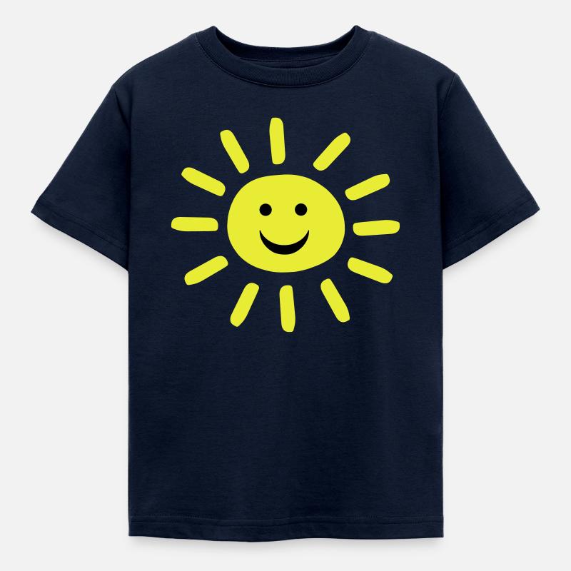 Smiley Summer Sun - T-shirt Enfant - marine