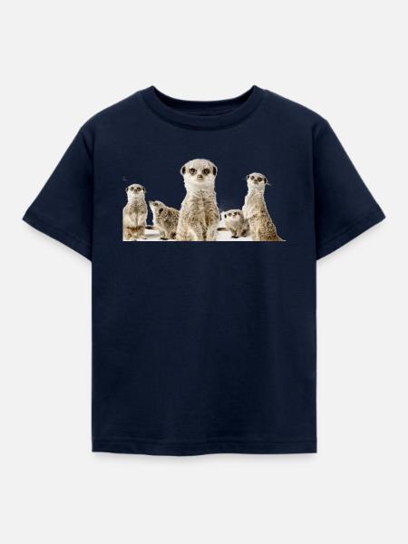 Erdhörnchen - Kinder T-Shirt - Navy