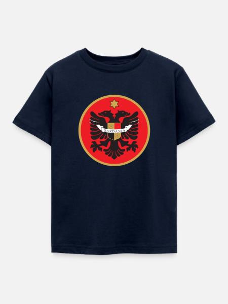 Dardania Flagge - Kinder T-Shirt - Navy