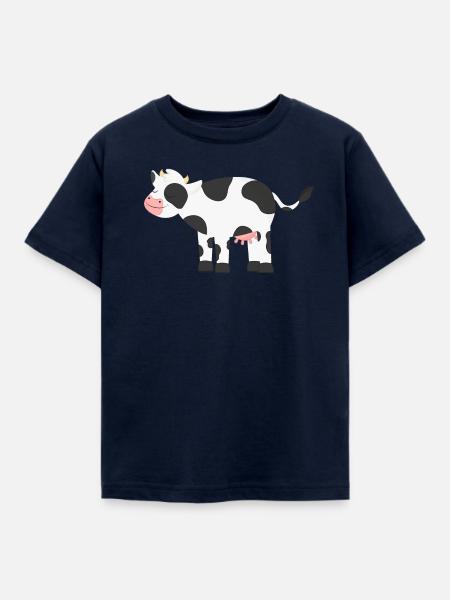 Kuh Kühe - Kinder T-Shirt - Navy