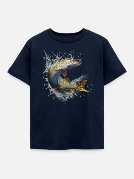 Hecht - Kinder T-Shirt - Navy