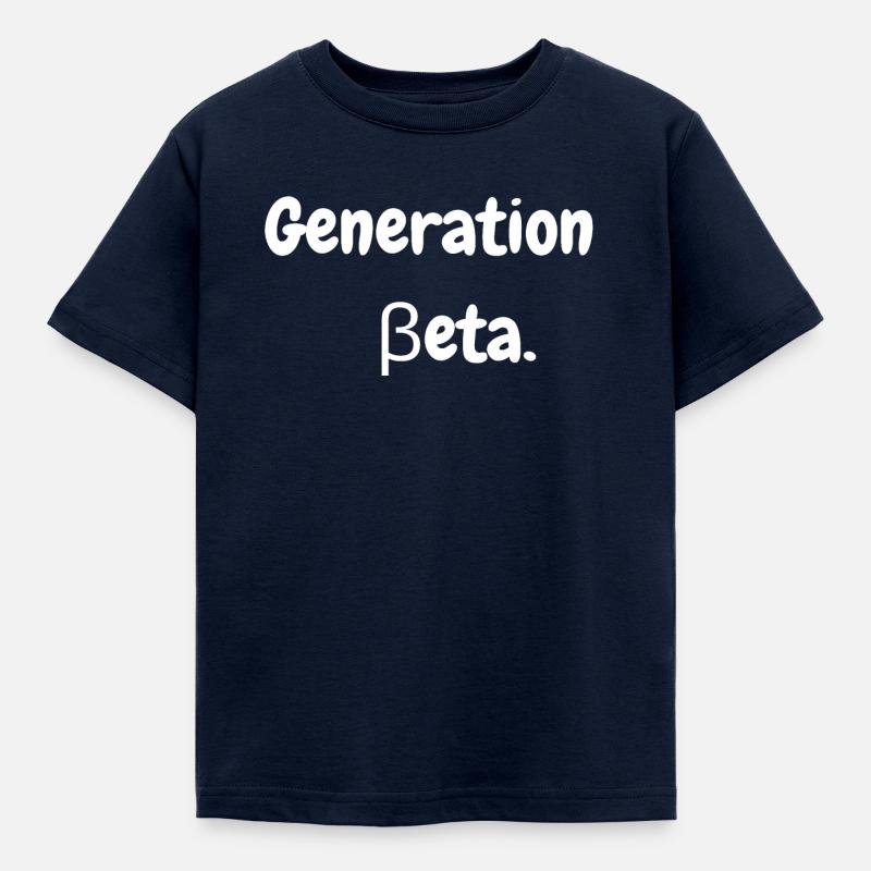 Generation Beta - Kinder T-Shirt - Navy