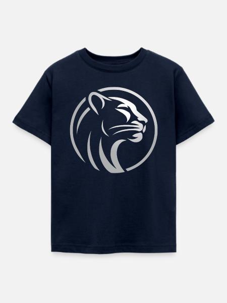 Pantherkopf - Kinder T-Shirt - Navy