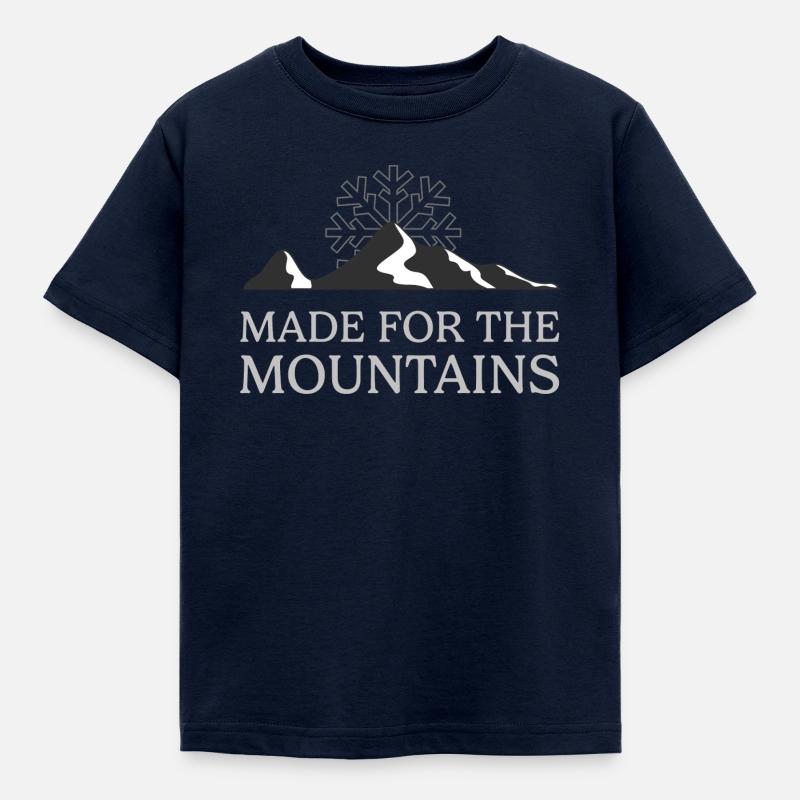 Made For The Mountains - Kids' T-Shirt - navy