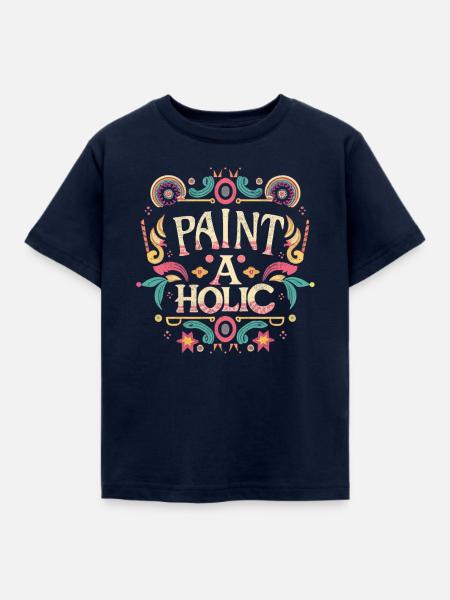 Paint-aholic - Kinder T-Shirt - Navy