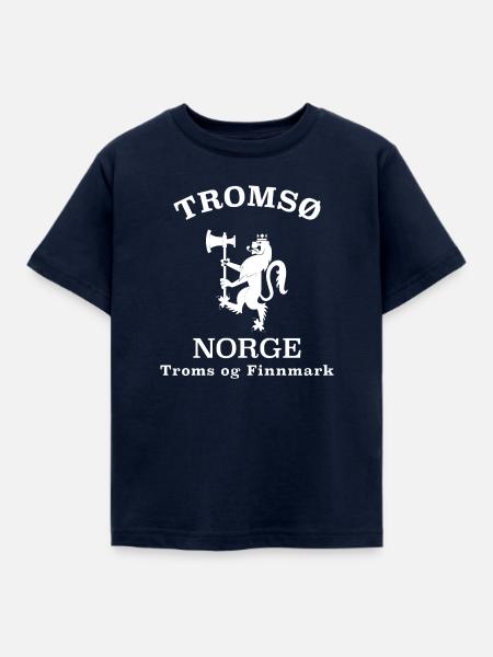 Tromso Norway Norwegen - Kinder T-Shirt - Navy