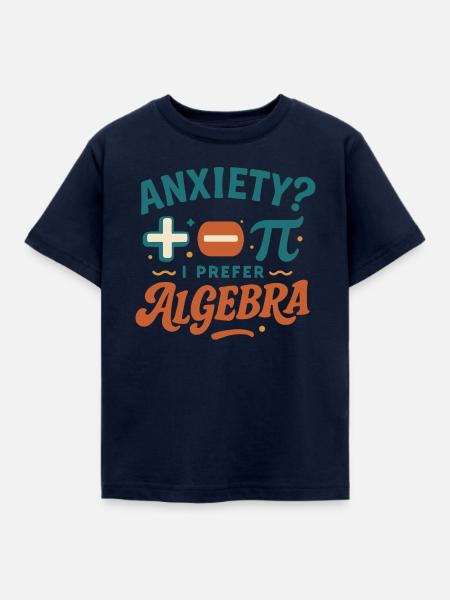Algebra statt Angst - Kinder T-Shirt - Navy