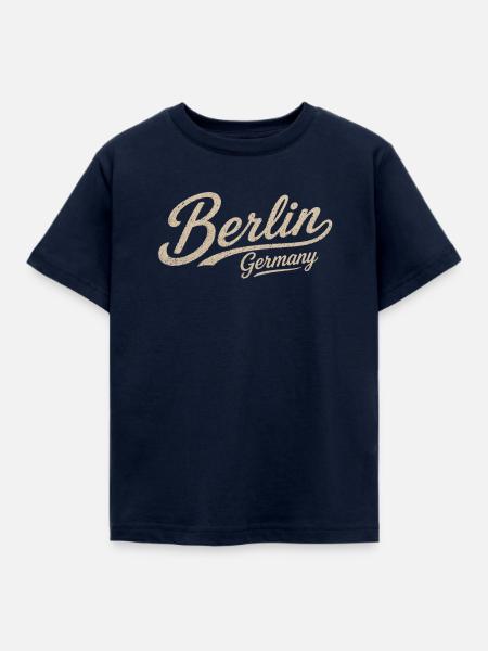 Berlin - Germany - Berliner Bär - Kinder T-Shirt - Navy