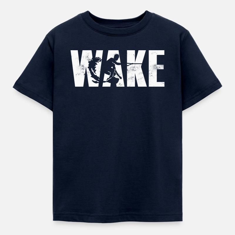 Wakeboard Wakeboarden - Kinder T-Shirt - Navy