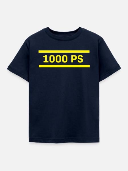 1000 ps - Kinder T-Shirt - Navy