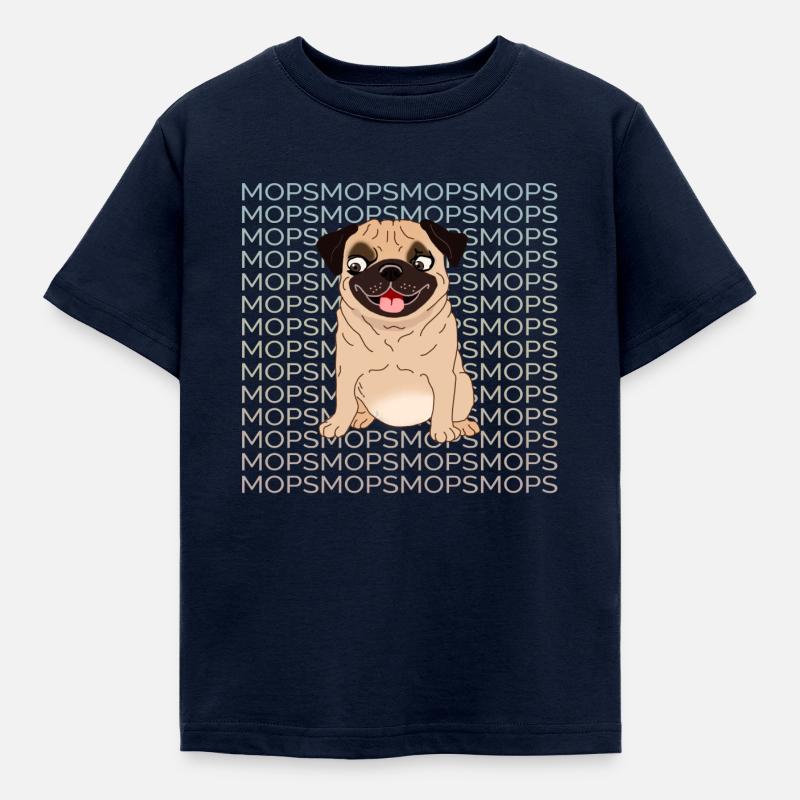 MOPS MOPS MOPS - Kinder T-Shirt - Navy