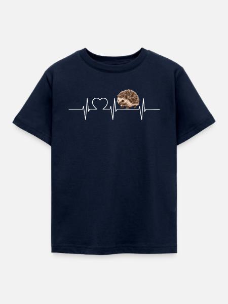 Igel - Kinder T-Shirt - Navy