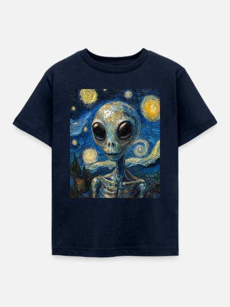 Alien - Kinder T-Shirt - Navy