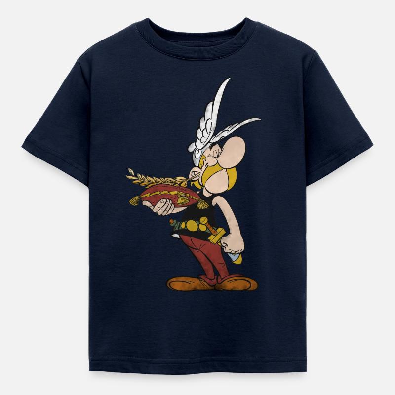 Asterix & Obelix with trophy - Camiseta niño - azul marino