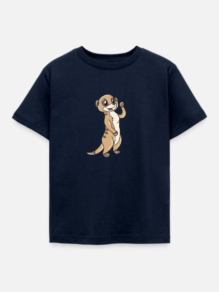 Erdmännchen - Kinder T-Shirt - Navy