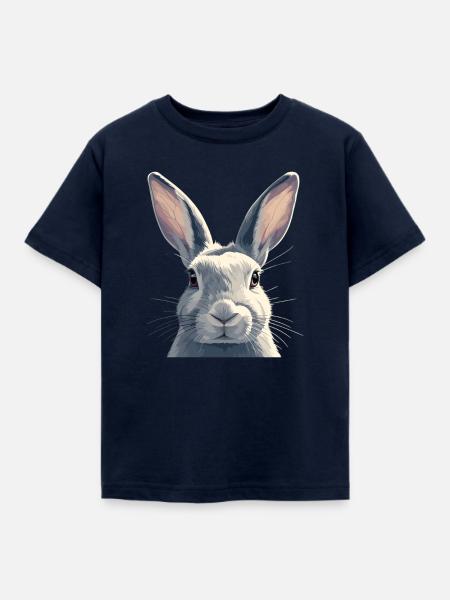 Hasen Hase - Kinder T-Shirt - Navy