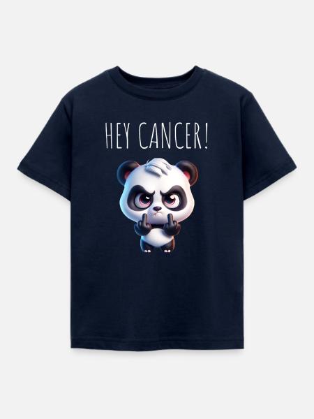 Hey Krebs Wütender Panda - Kinder T-Shirt - Navy