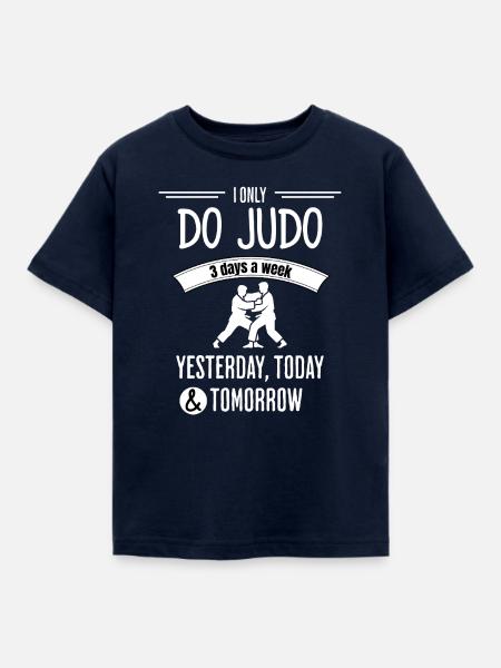 Lustiges Judo-Match - Kinder T-Shirt - Navy
