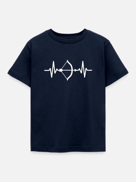 Pfeil Pfeil Bogenschießen Leidenschaft - Kinder T-Shirt - Navy