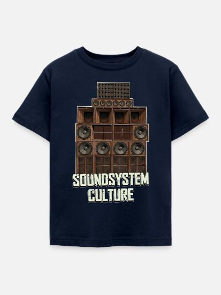Soundsystem Culture - Kinder T-Shirt - Navy