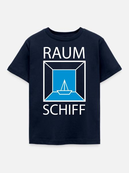 Raumschiff - Kinder T-Shirt - Navy